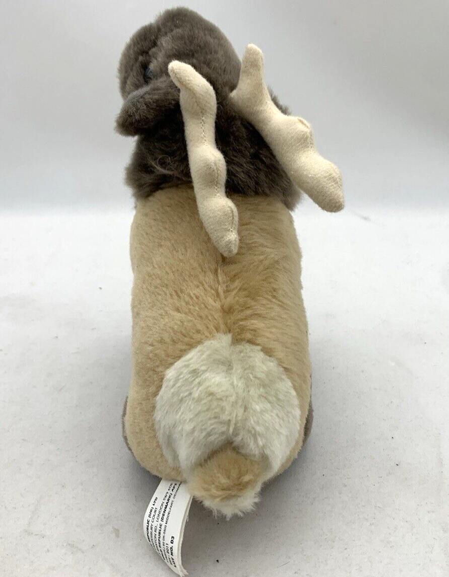 Wild Republic Plush Elk 8” Plush Reindeer Caribou - Makes Sounds