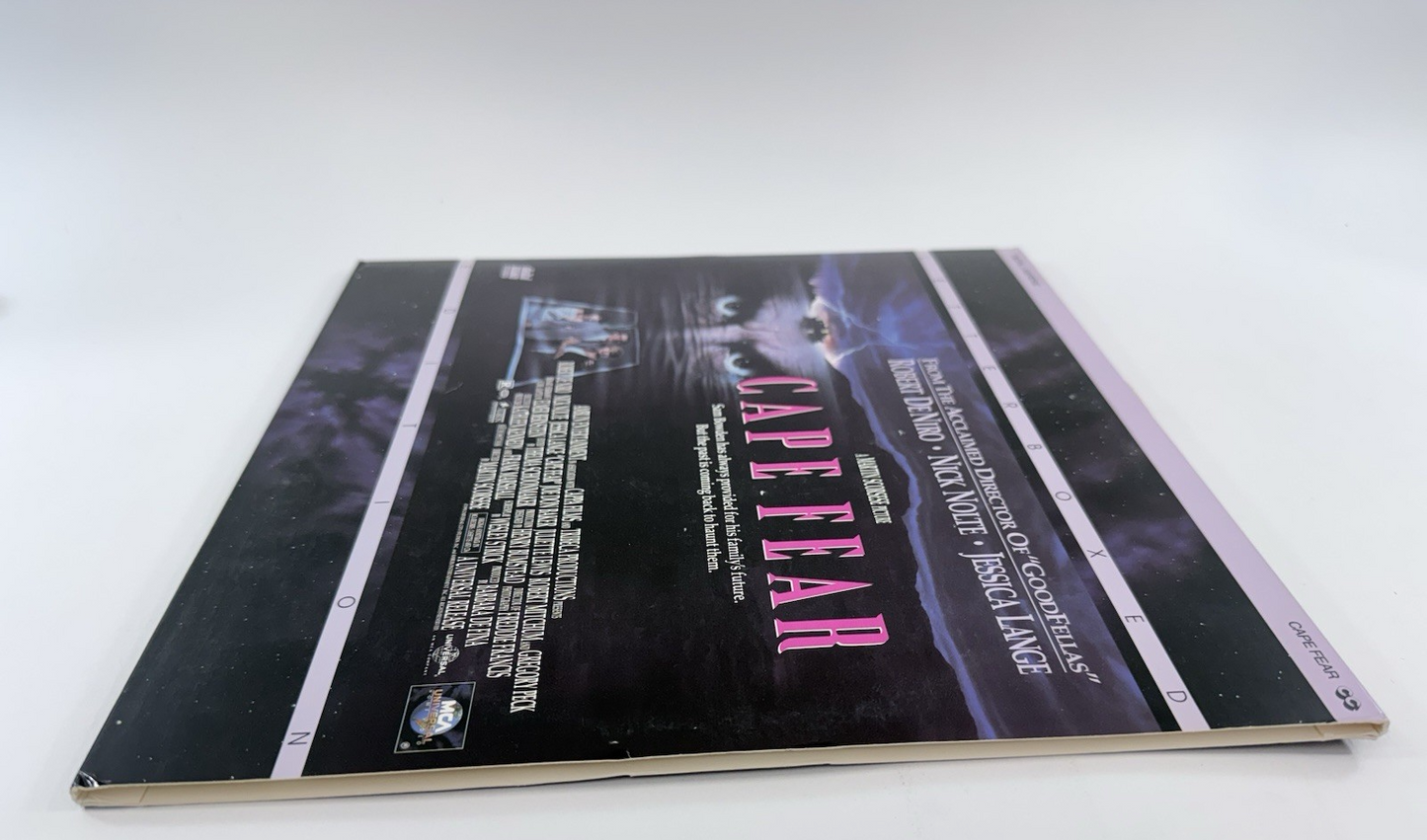 Cape Fear (Extended Letterboxed Edition Laserdisc, 1992)  - Tested And Working