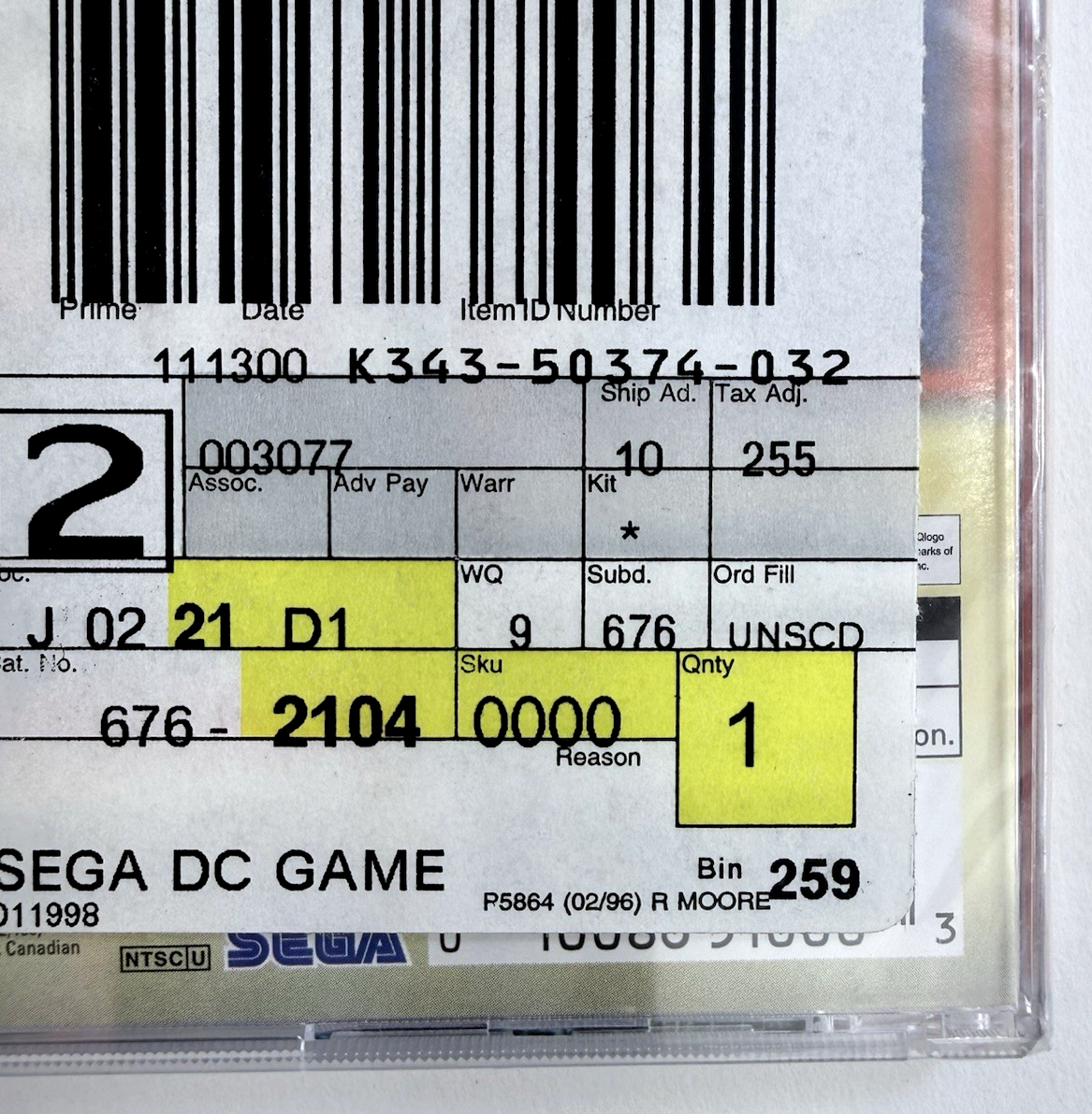 Sonic Adventure Sega All Stars (Sega Dreamcast, 1999) New, Factory Sealed