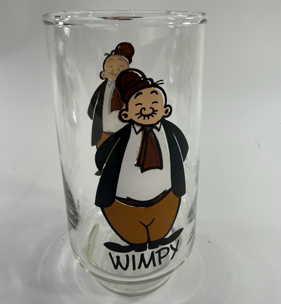 Coca-Cola Kollect-A-Set Series Popeye 1975 Wimpy 6” Drinking Glass