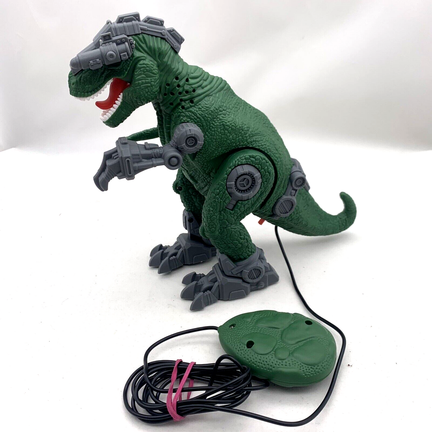 Battery Powered Walking 2 Dinosaurs  T-Rex Remote Control Toys Sound