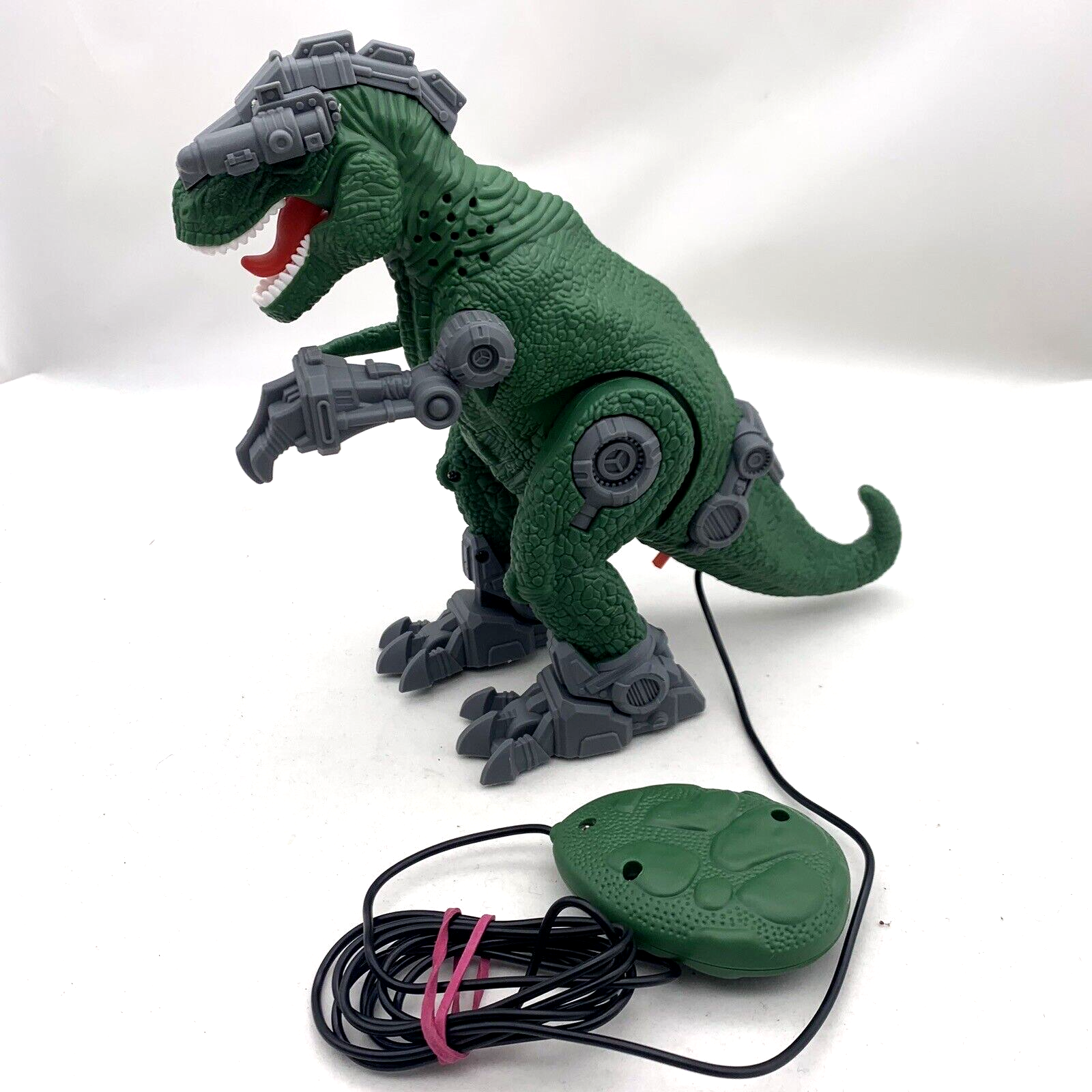 Battery Powered Walking 2 Dinosaurs  T-Rex Remote Control Toys Sound