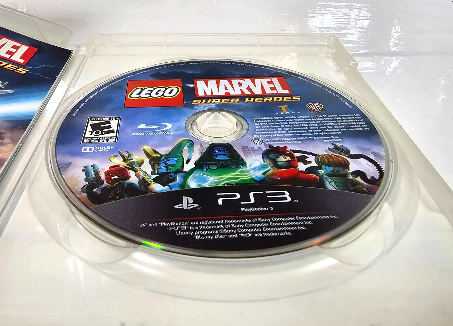 LEGO Marvel Super Heroes (PlayStation 3, 2013) Game Case Manual - Tested