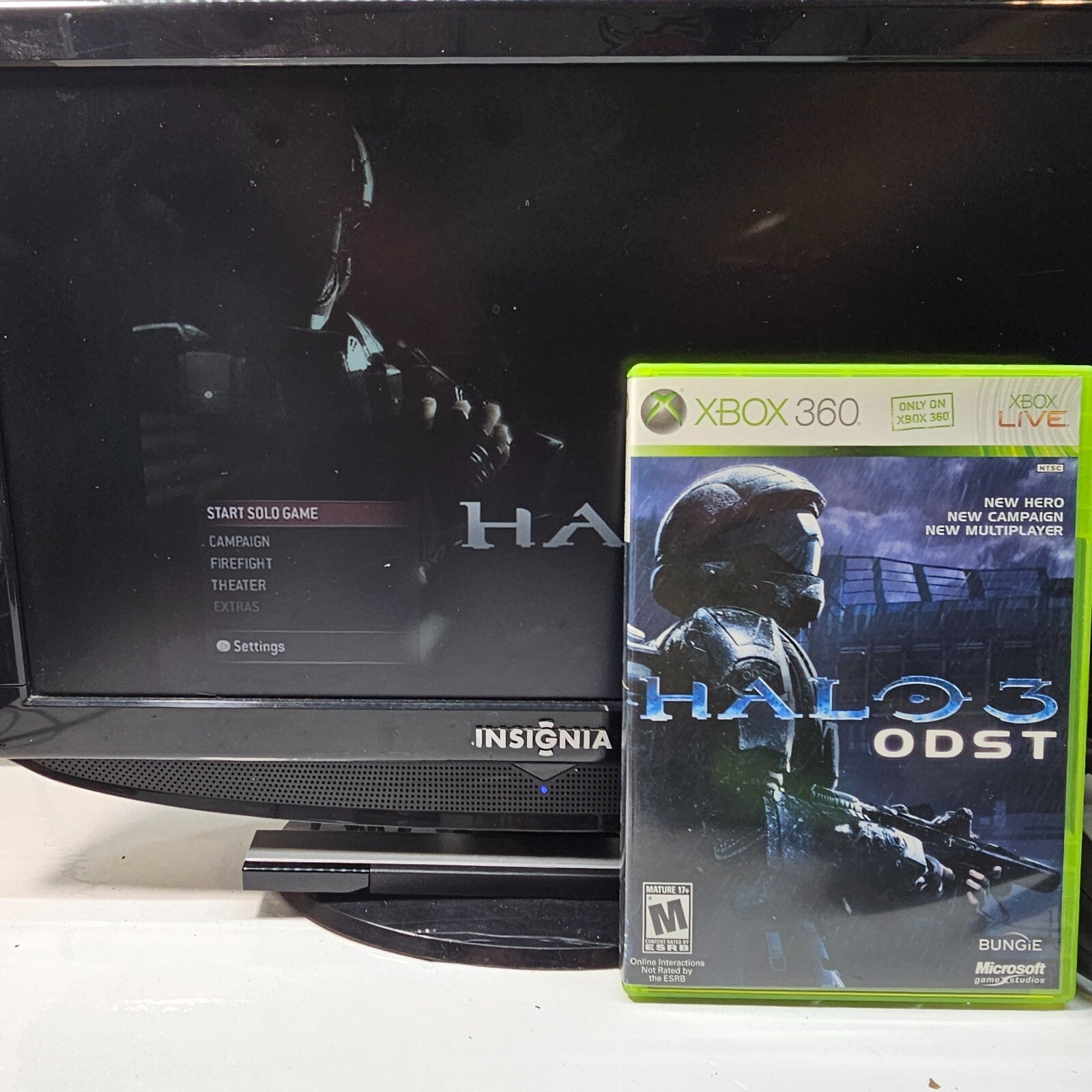 Halo 3: ODST (Microsoft Xbox 360, 2009) Game Discs Case Manual Insert - Tested