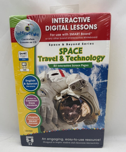 SPACE Travel and Technology (Digital Lesson Software) Grades 5-8 - New, Sealed