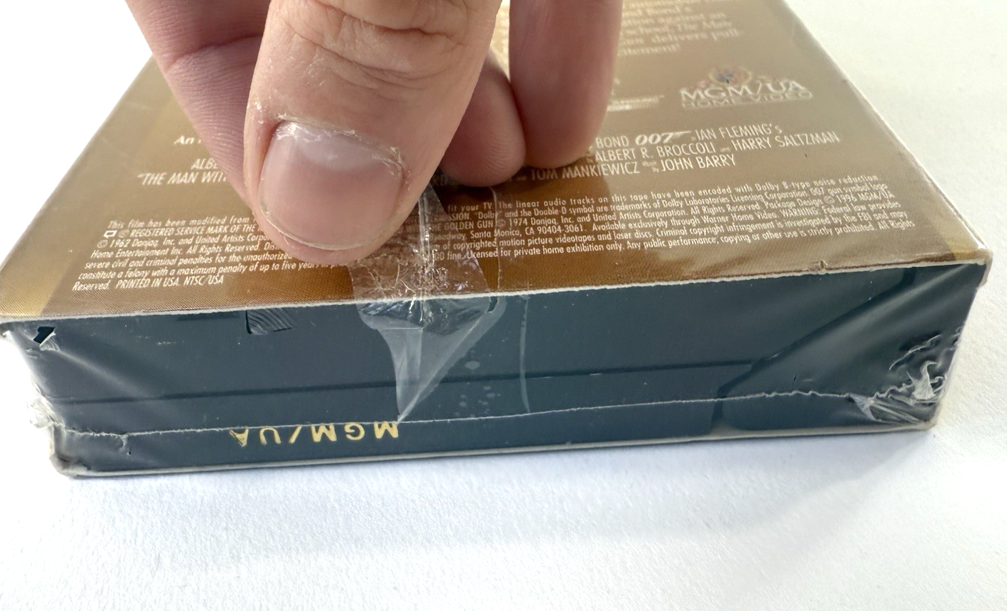 The Man with the Golden Gun (VHS, 1996) New, Factory Sealed Roger Moore Film