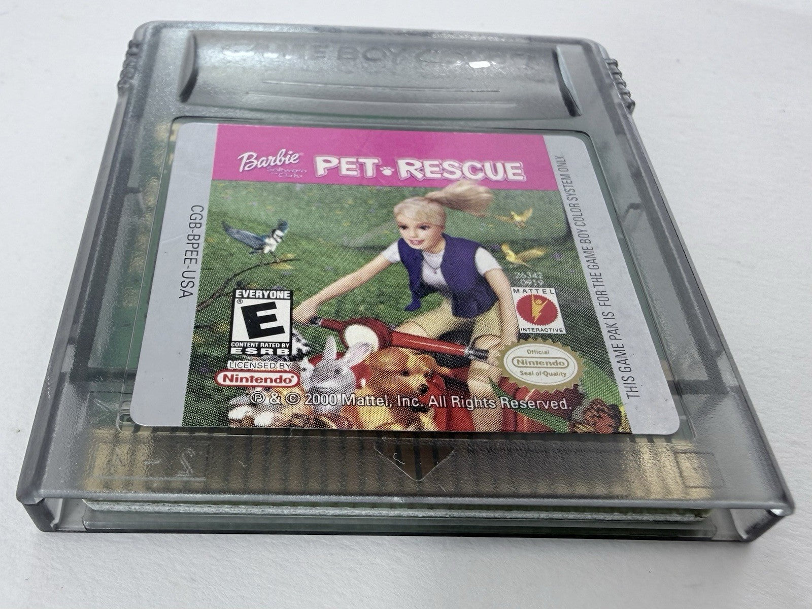 Barbie Pet Rescue (Nintendo Game Boy Color, 2001) Game Cartridge - Tested