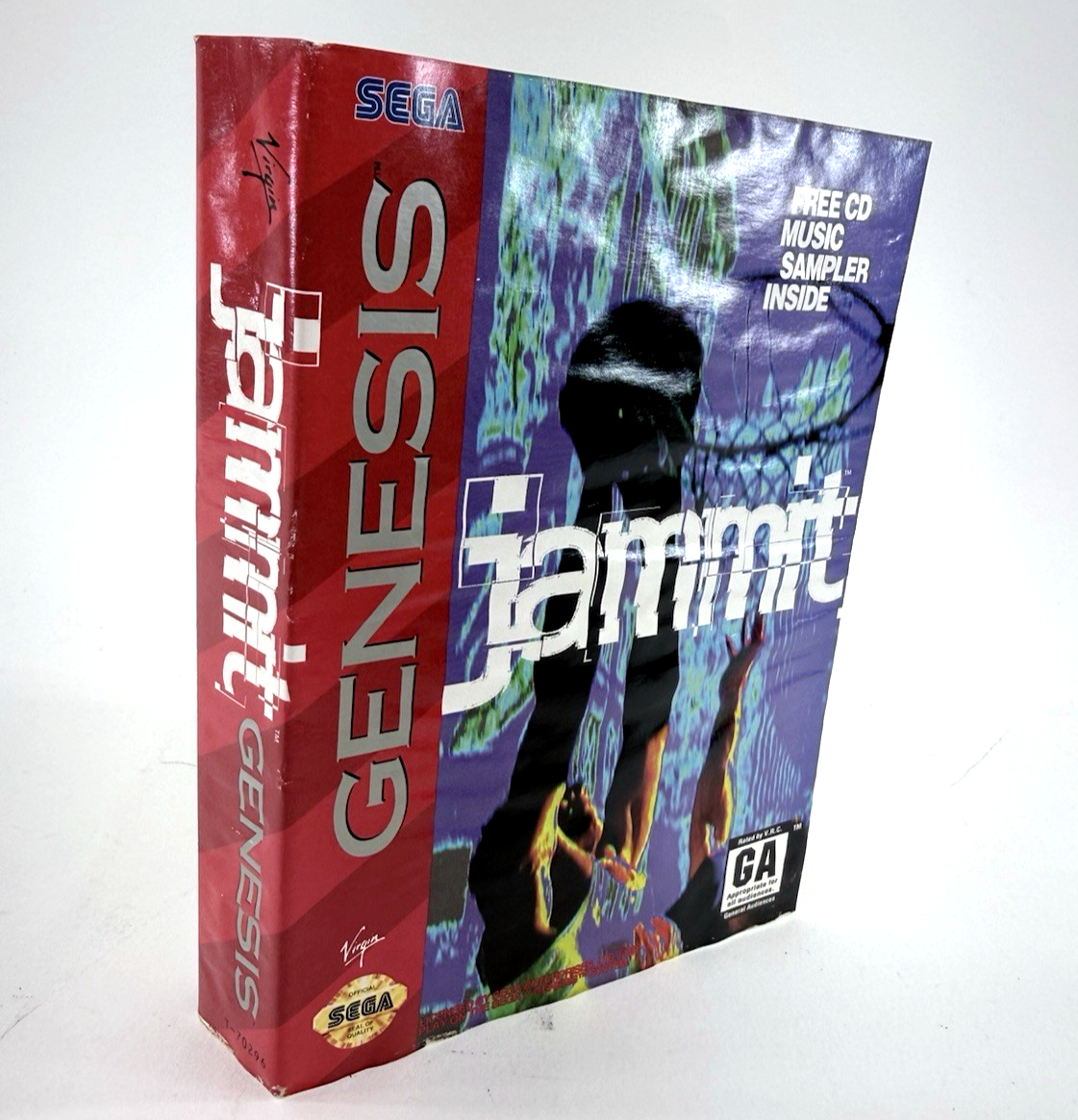 Jammit (Sega Genesis, 1994) Game, Case, and Manual - Tested and Working