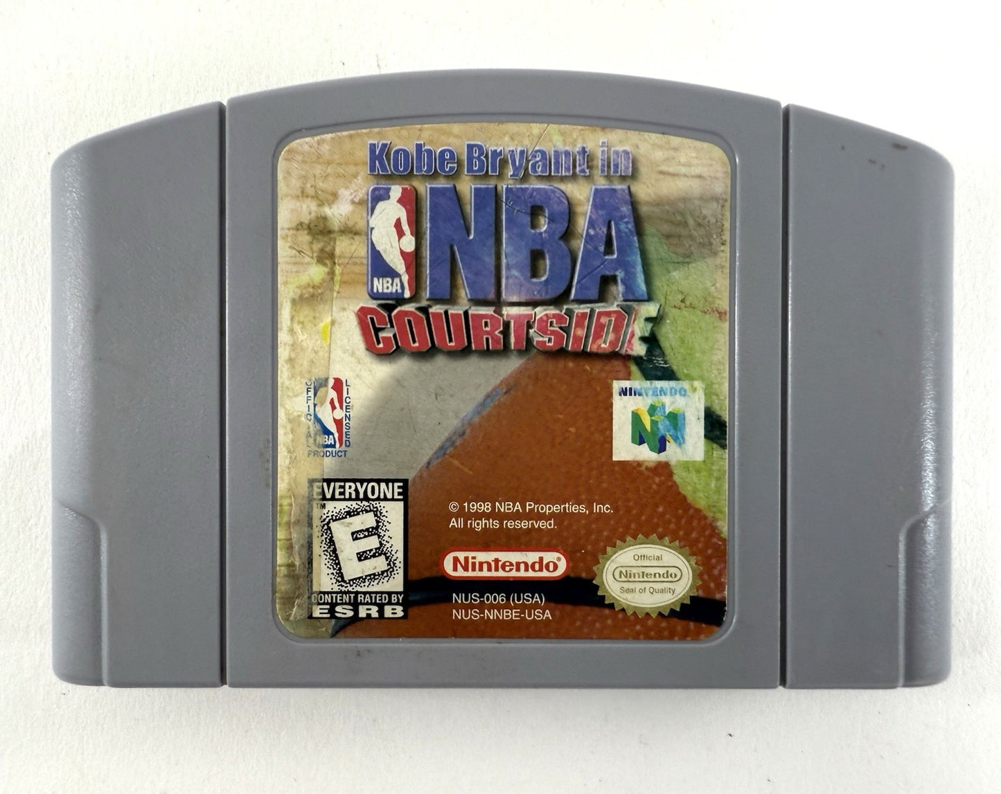 Kobe Bryant in NBA Courtside  (Nintendo 64, 1998) Game Cartridge - Tested