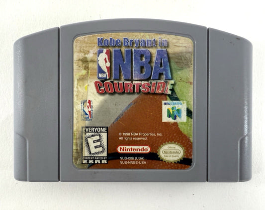 Kobe Bryant in NBA Courtside  (Nintendo 64, 1998) Game Cartridge - Tested