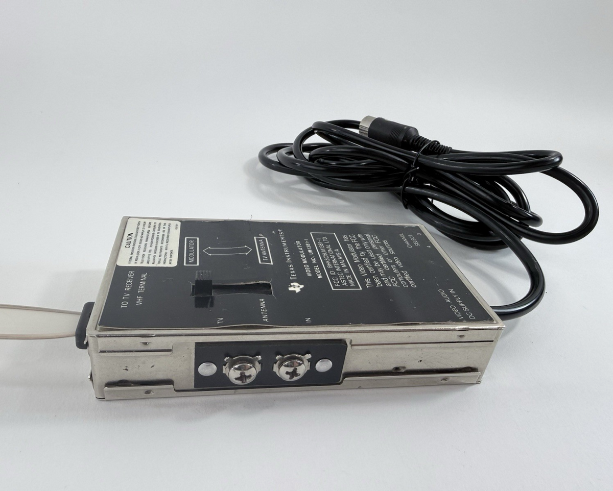 Texas Instruments 1981 TI-99/4A Computer with Power Supply and AV - Tested