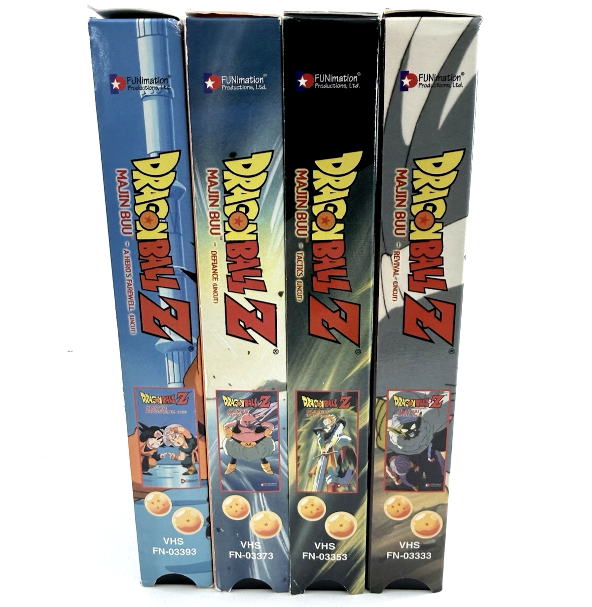 Dragon Ball Z - Majin Buu Saga (VHS Set, Uncut) - Tested and Working