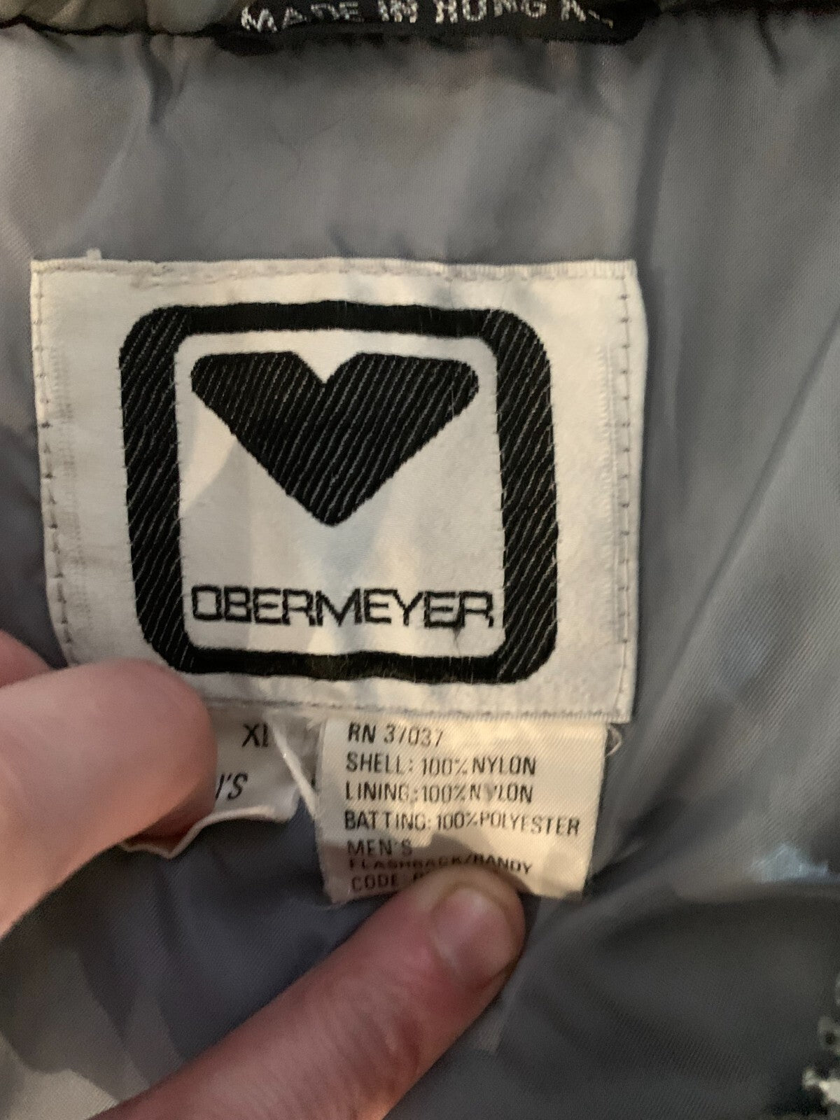 Vintage Obermeyer Men's XL Flashback/Randy Grey Ski Jacket