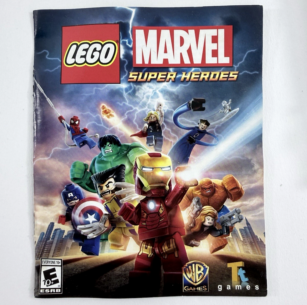 LEGO Marvel Super Heroes (Sony PlayStation 3, 2013) Game, Case, Manual - Tested