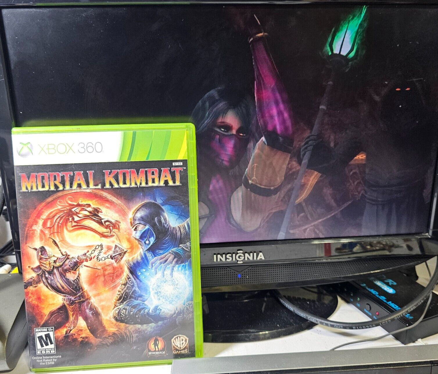Mortal Kombat (Microsoft Xbox 360, 2010) Game Case Manual Inserts - Tested