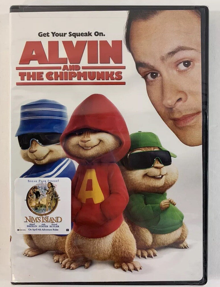 Alvin and the Chipmunks (DVD, 2007) New, Factory Sealed