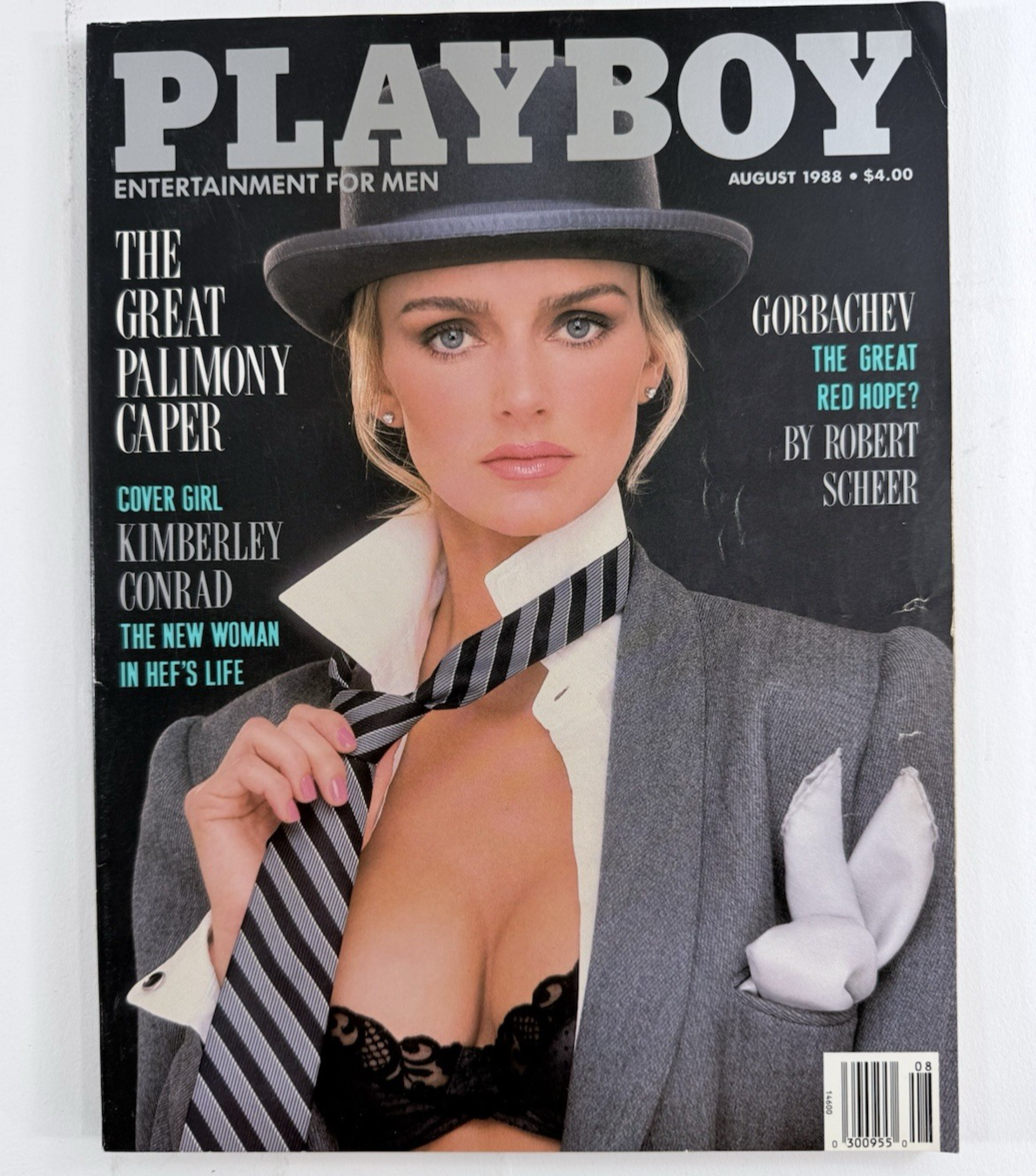 Playboy 1988 Vintage Issues Jan, Mar, Apr, May, Jun, Aug (6) - with Centerfolds