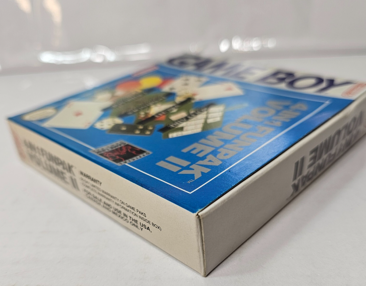 4 in 1 Funpak Volume II (GameBoy, 1993) Game Box Manual Inserts Registration