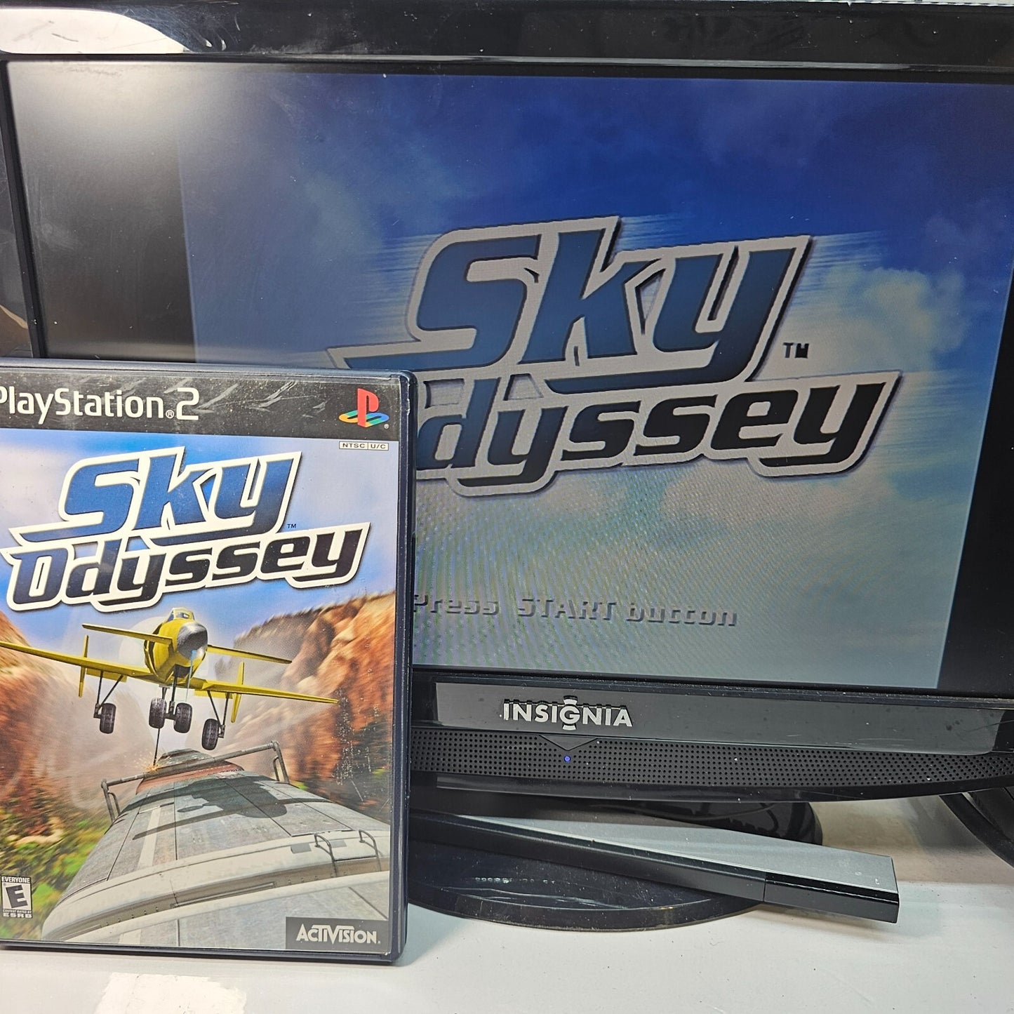 Sky Odyssey (Sony PlayStation 2, 2000) Game, Case, Manual - Tested