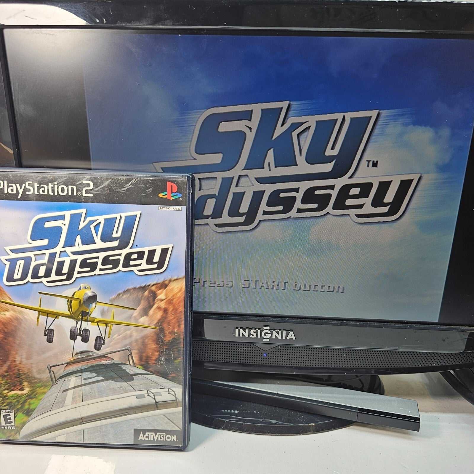 Sky Odyssey (Sony PlayStation 2, 2000) Game, Case, Manual - Tested
