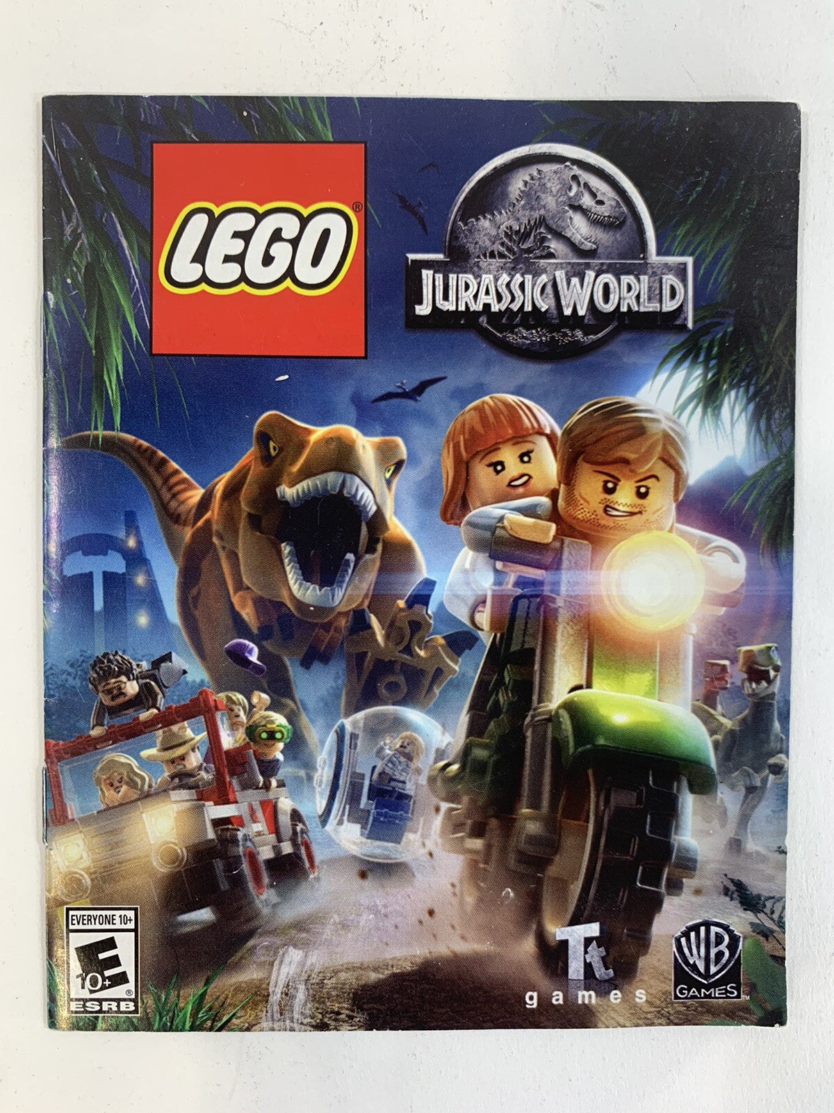 LEGO Jurassic World (Sony PlayStation 3, 2015) Game and Manual - Tested