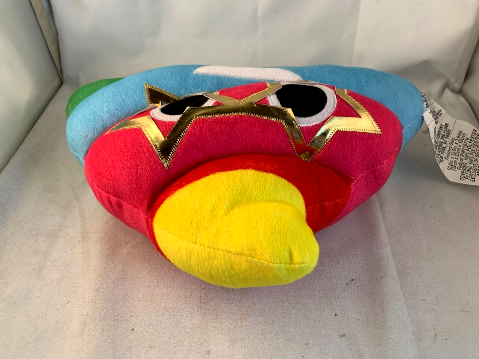 Rainbow Poop Emoji Plush Pillow Emoji Expressions with Star Sunglasses