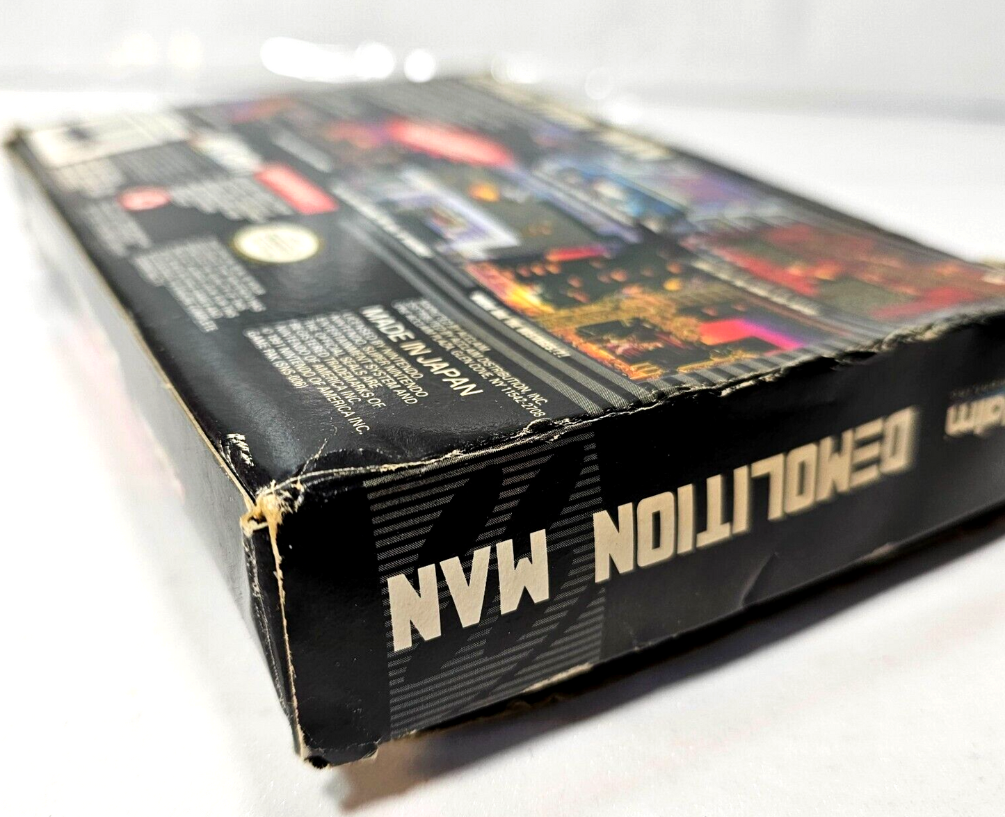 Demolition Man (Nintendo SNES, 1995) Game Box Manual Inserts Poster Registration