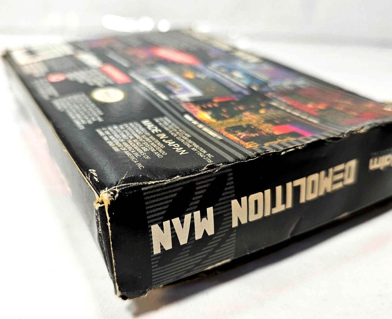 Demolition Man (Nintendo SNES, 1995) Game Box Manual Inserts Poster Registration