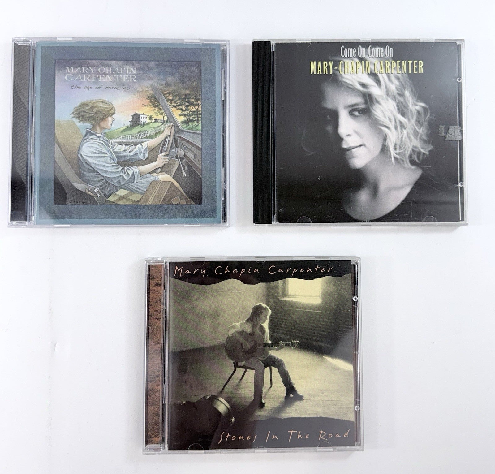Mary Chapin Carpenter (CD Bundle) Come On Come On, Stones In The Road, Age Of…