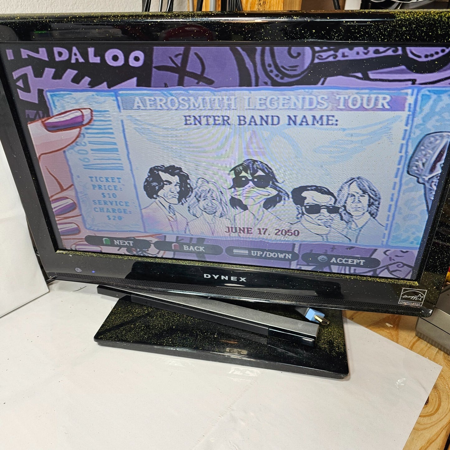 Guitar Hero: Aerosmith (Sony PlayStation 2, 2008) Game Case Manual Tour Book