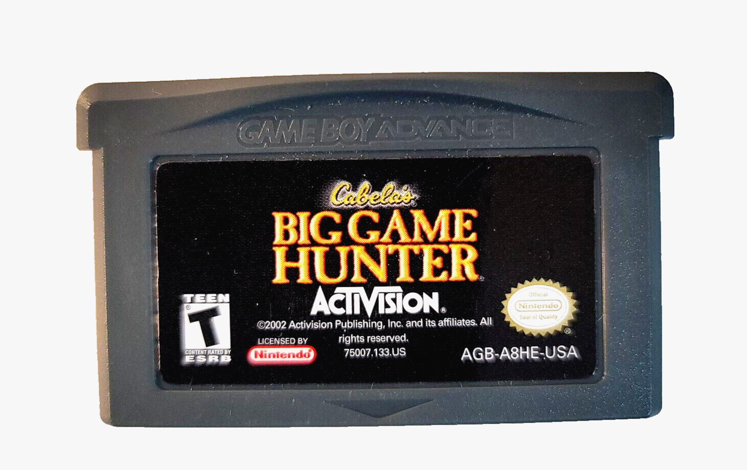 Cabela's Big Game Hunter (Gameboy Advance, 2002) Game Cartridge - Tested