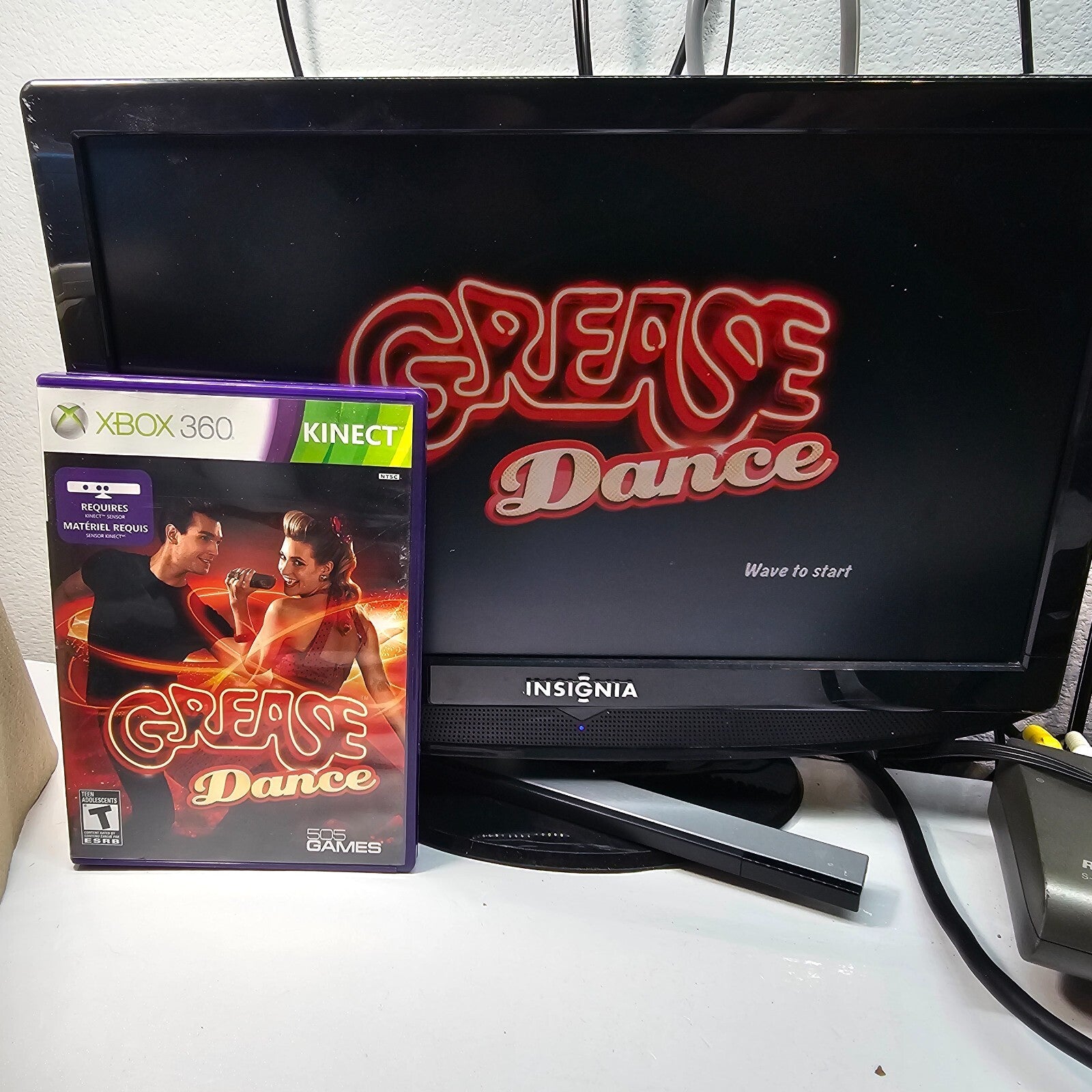 Grease: Dance (Microsoft Xbox 360, 2011) Game Case Manual - Tested - Kinect Game