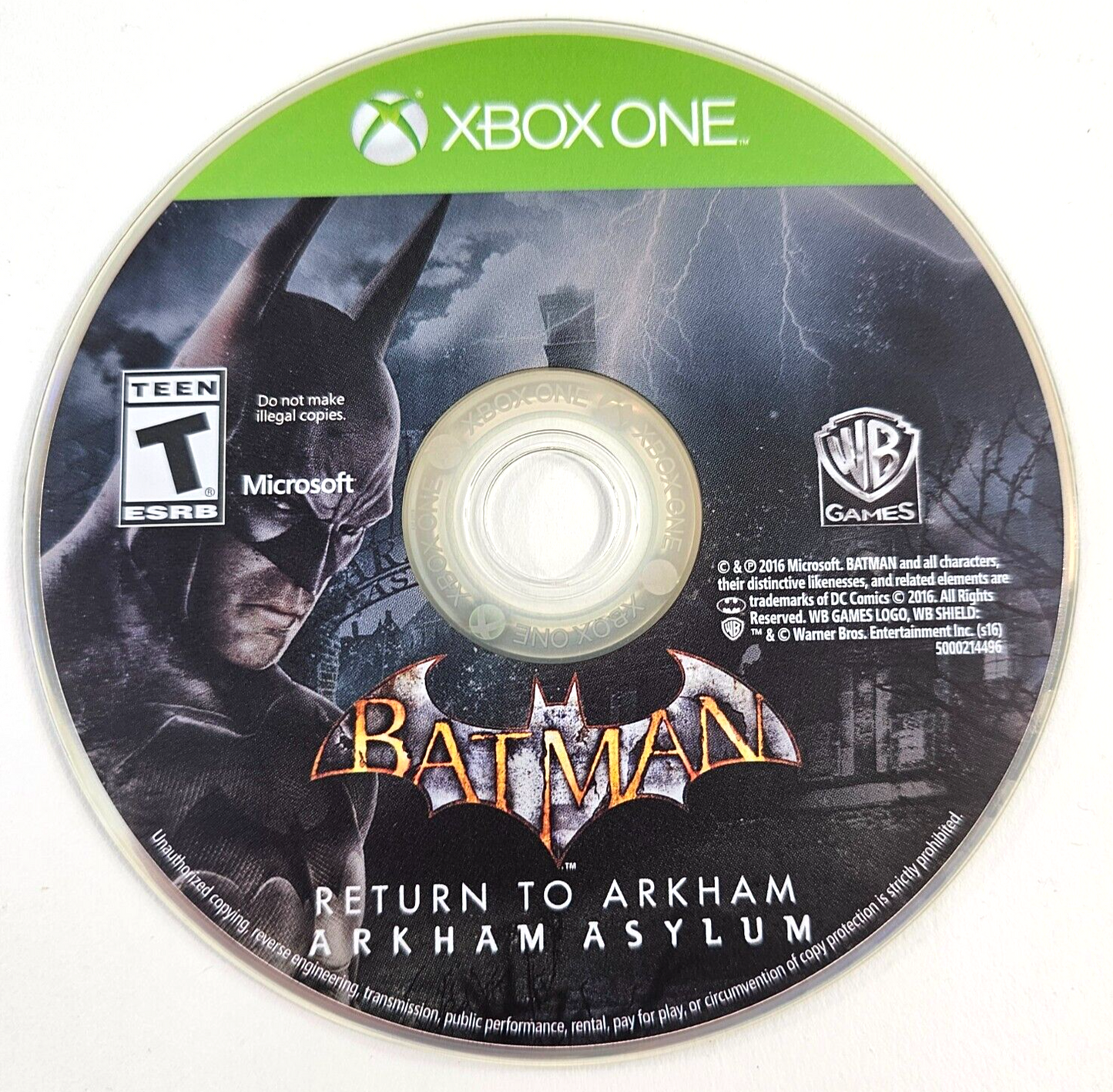 Batman: Return To Arkham (Microsoft Xbox One, 2016) Discs, Case, Manual - Tested