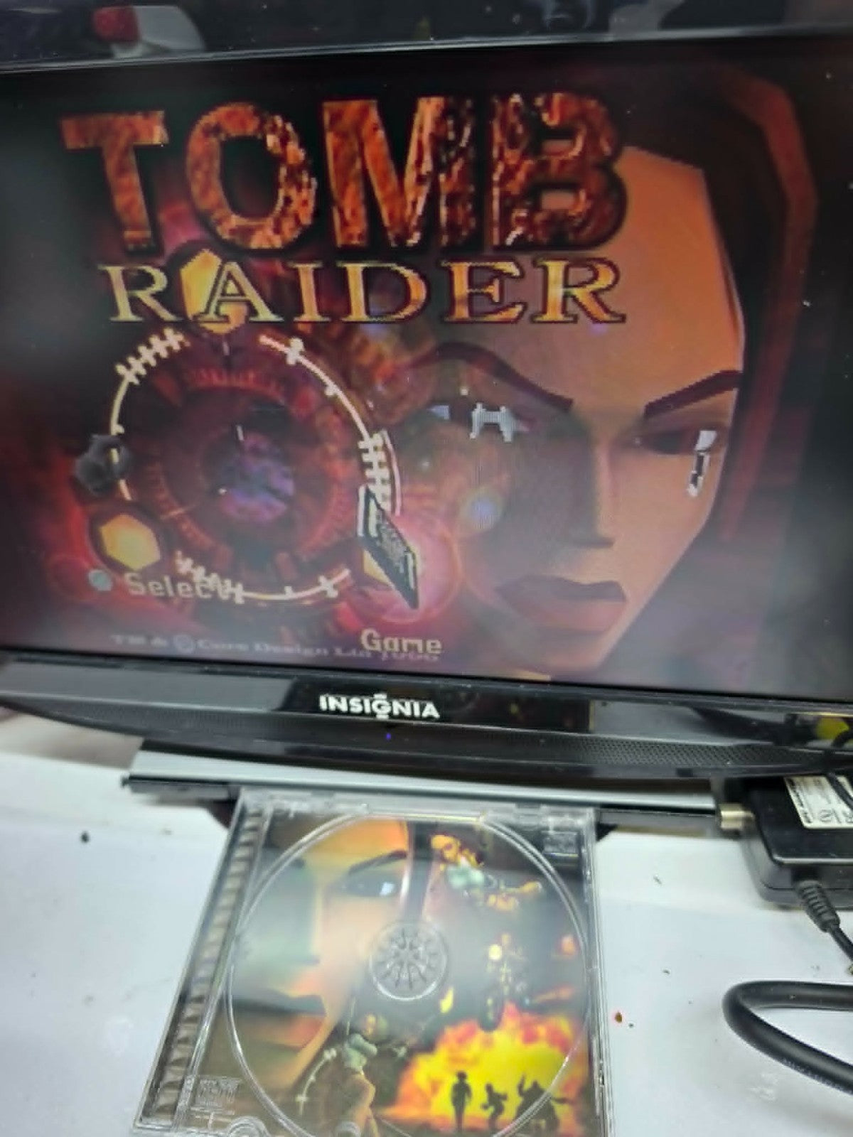 Tomb Raider (Sony PlayStation 1, 1996) Game and Case - Tested and Working