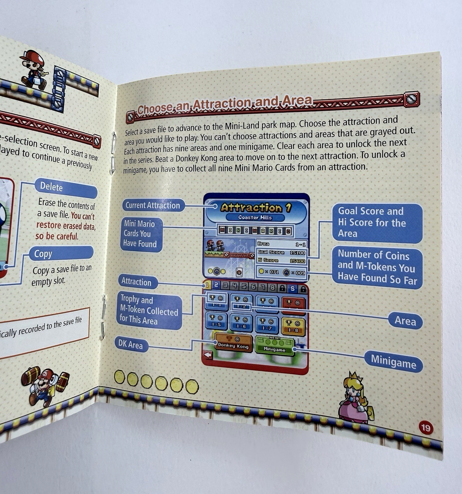 Mario vs Donkey Kong Mini-Land Mayhem (Nintendo DS, 2011) Game Case Manual More