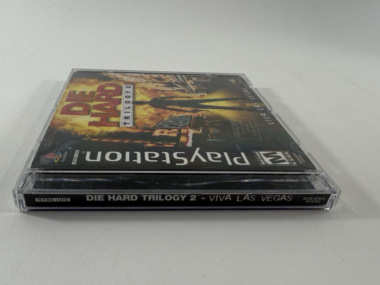 Die Hard Trilogy 2: Viva Las Vegas (PlayStation, 2000) Game Case Manual Reg.