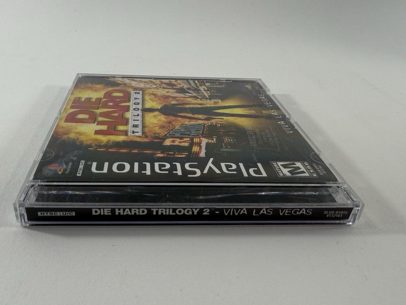 Die Hard Trilogy 2: Viva Las Vegas (PlayStation, 2000) Game Case Manual Reg.
