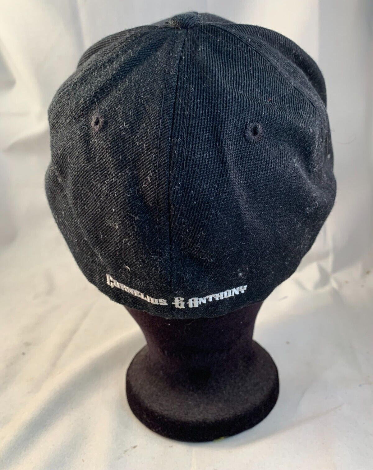 Cornelius & Anthony Cigar Men's Black Baseball Hat Cap Size S/M
