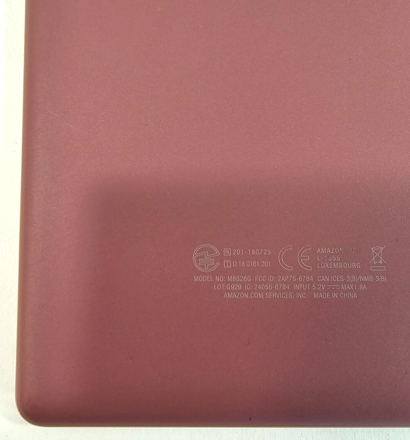 Amazon Fire 7 (9th Generation) 16GB, Wi-Fi, 7in - Plum (Tested)