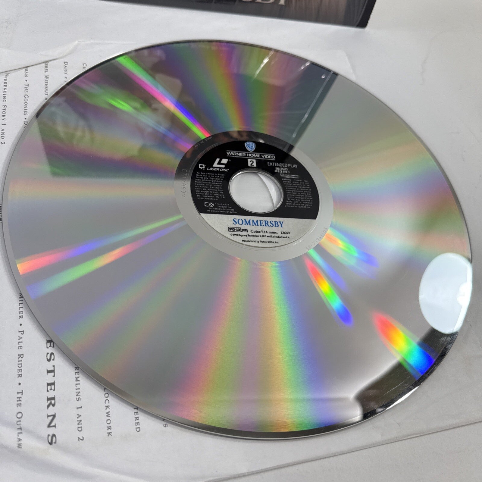 Sleepless in Seattle (Laserdisc Bundle) Sommersby, Enchanted April - Tested