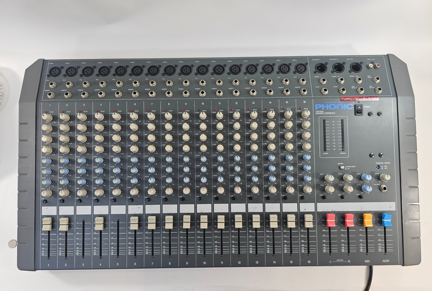 Phonic PMC-1602B 16-Channel Mixing Console - Local Pickup - Read