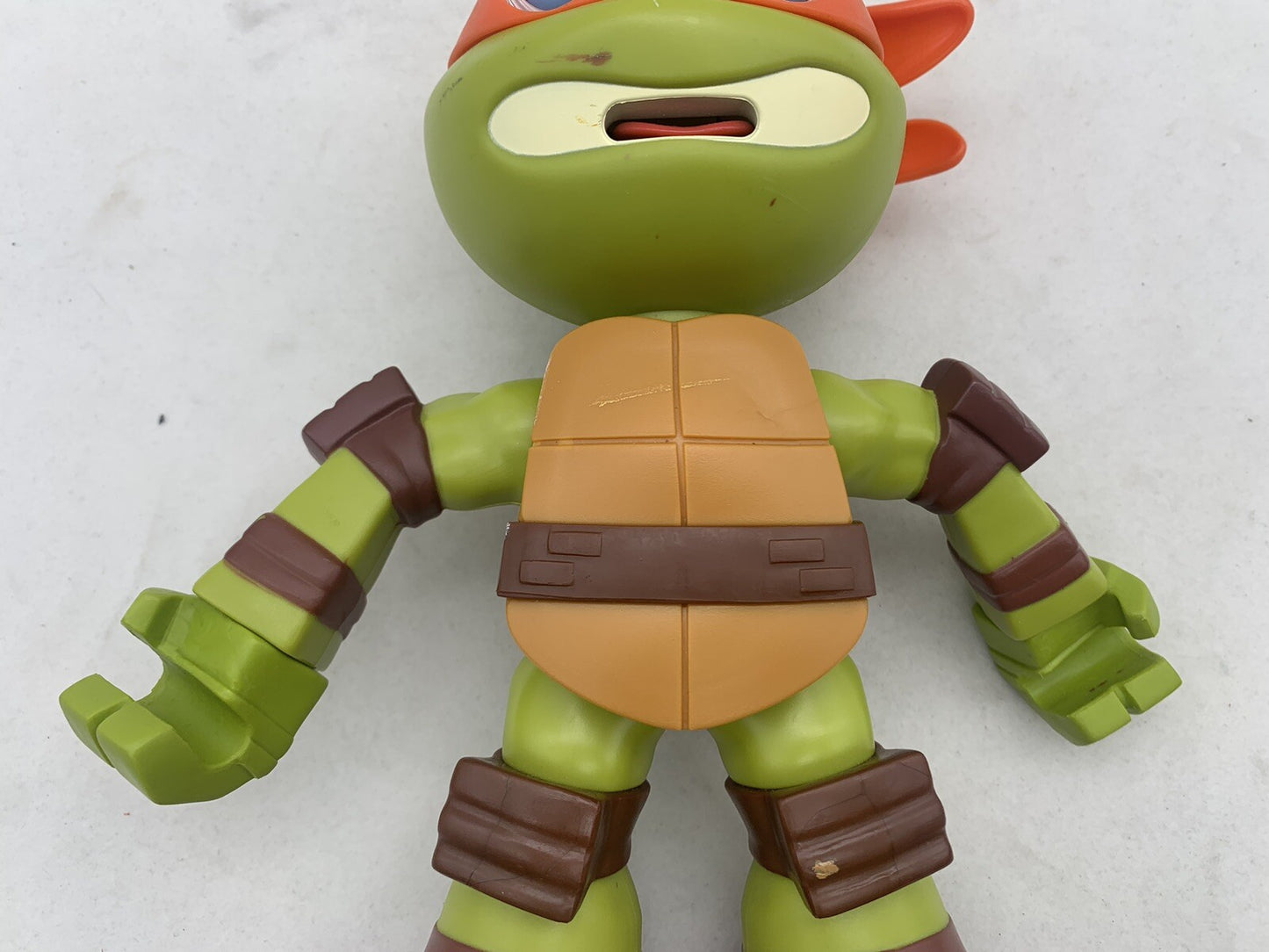Viacom 2015 Teenage Mutant Ninja Turtles 9”Michelangelo Squeeze Em Action Figure