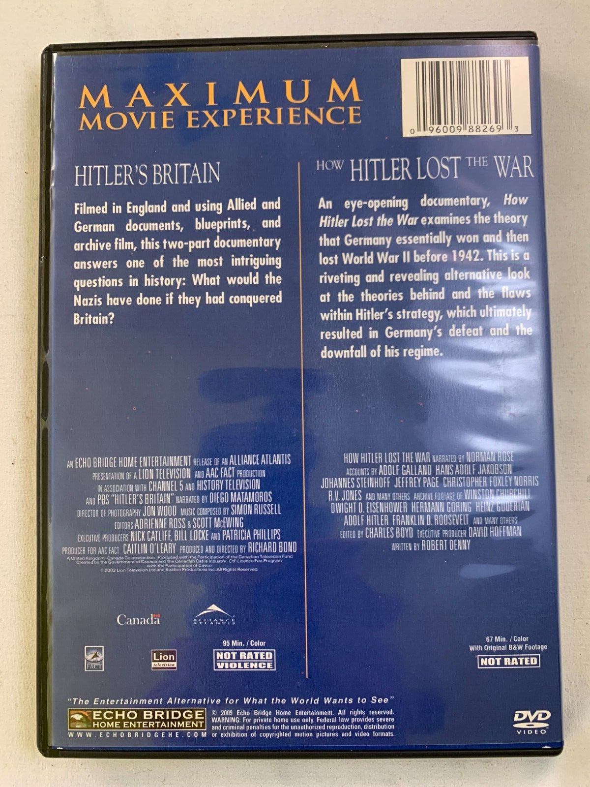 Military History Collectors Set: Hitlers Britain/How Hitler Lost the War DVD