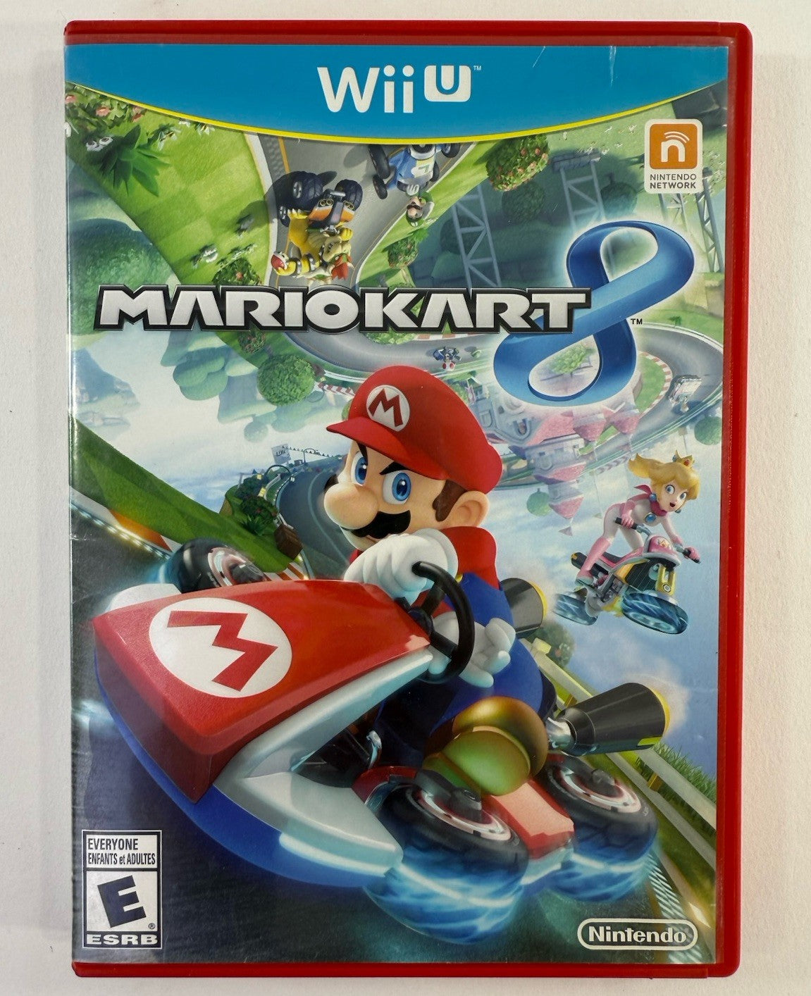 Mario Kart 8 (Nintendo Wii U, 2014) Game Case Manual Insert - Tested and Working