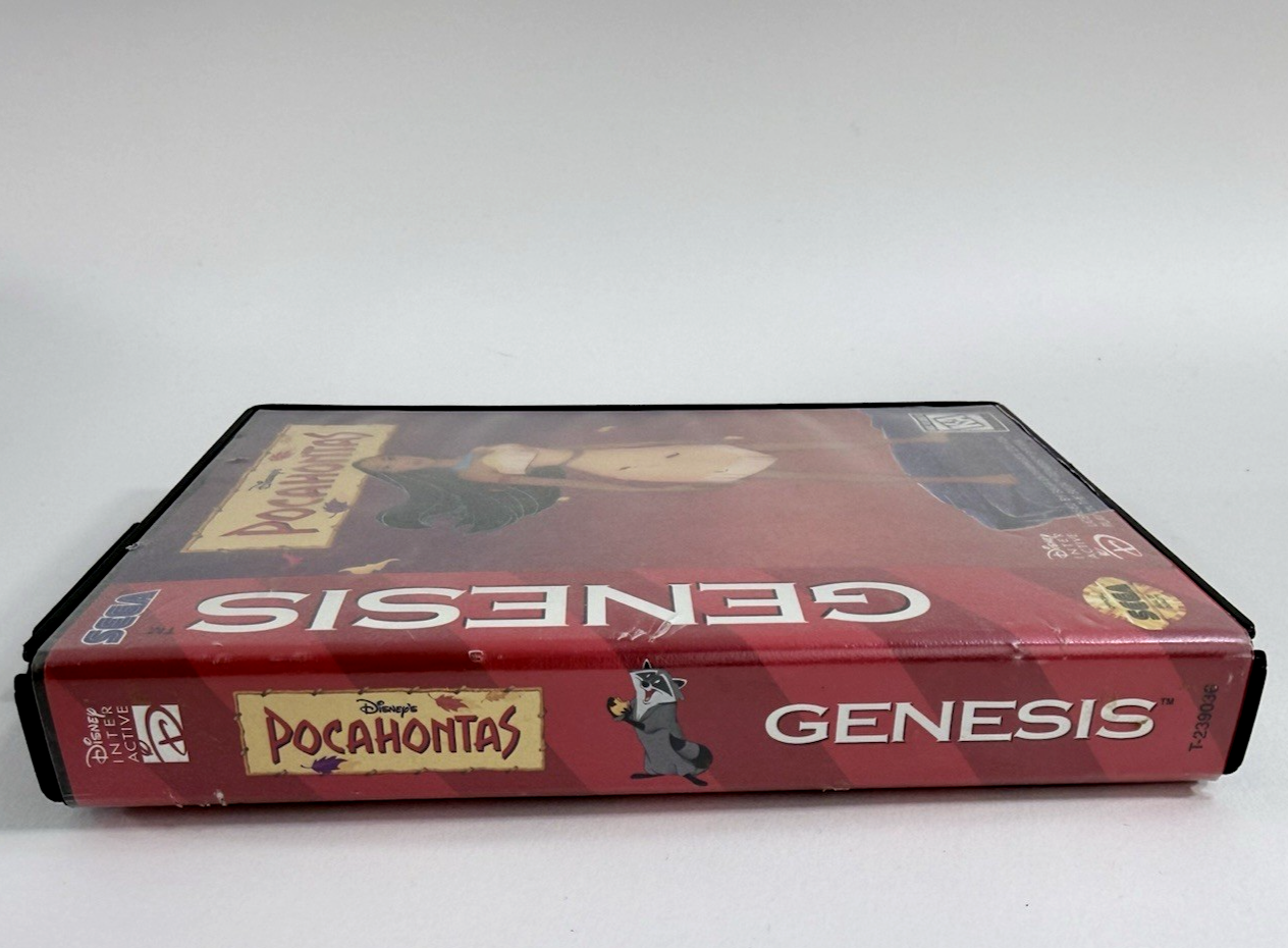 Disney's Pocahontas (Sega Genesis, 1996) Original Game Case Only - No Game
