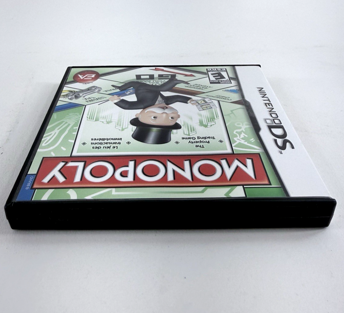 Monopoly (Nintendo DS, 2010) Game Case Manual Insert - Tested and Working