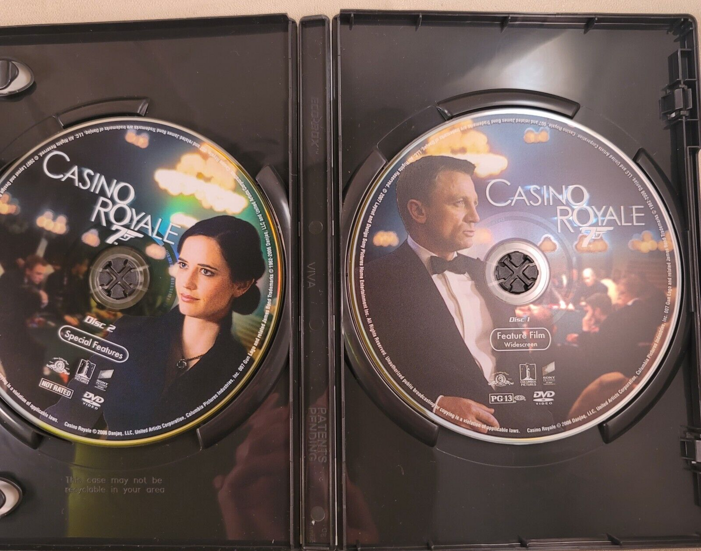 Casino Royale (Two-Disc Widescreen Edition DVD) and Die Another Day 007 Lot