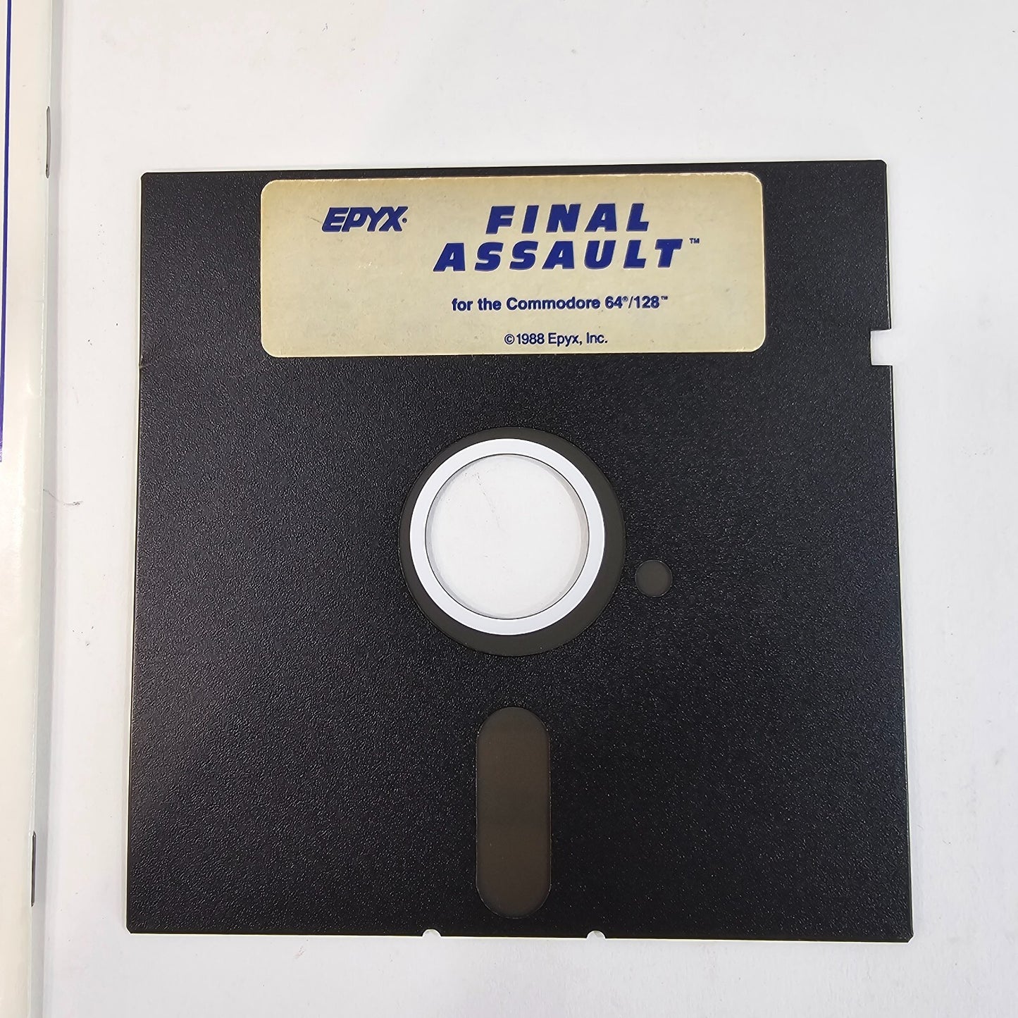 Final Assault (Commodore 64/128, 1988) Authentic Game and Manual