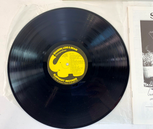 Sharon Lois & Bram: Smorgasbord (Vinyl LP, 1984 Reprint) w/Song Book - Tested