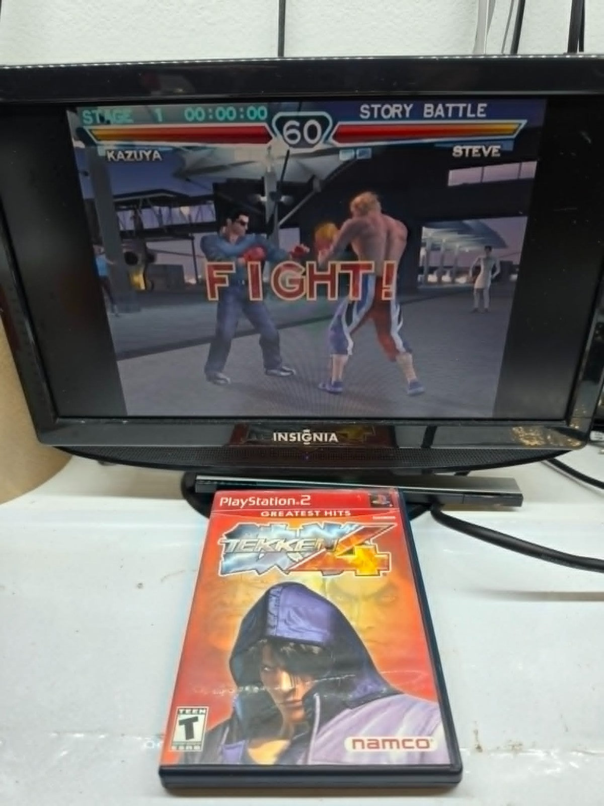 Tekken 4 (Sony PlayStation 2, 2002) Game Case Manual Registration Card - Tested